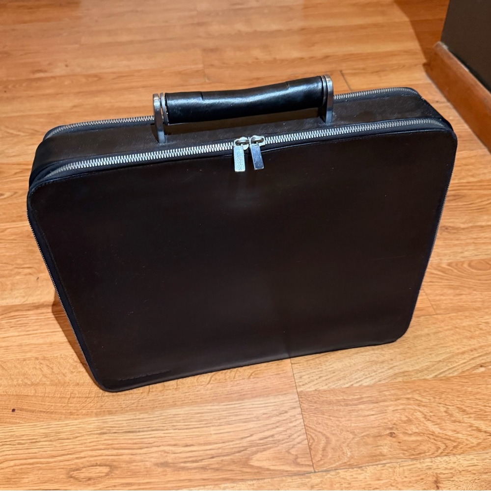 Porsche Design Black Leather Business Briefcase